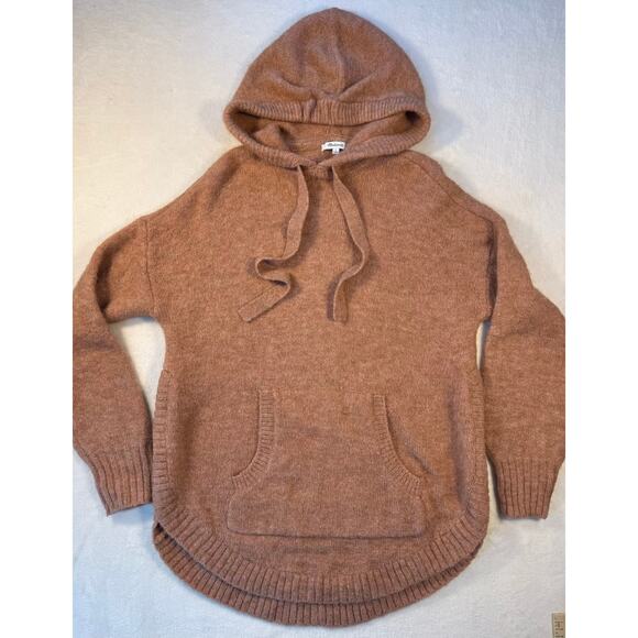 Madewell Hoodie Sweater Wilmington Heather Taffy Orange Small - Picture 7 of 9